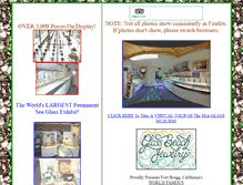Tablet Screenshot of internationalseaglassmuseum.com